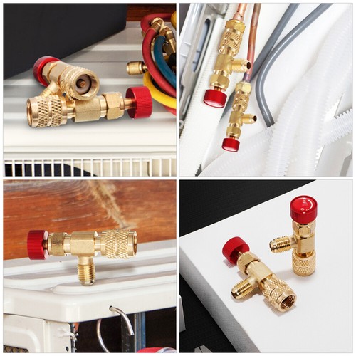 2Pcs Air Conditioner Refrigerant Charging Valves for Systems - Picture 11 of 12