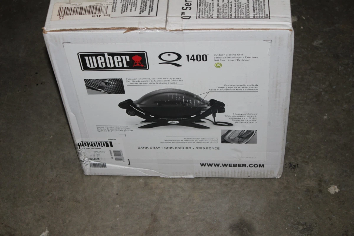 BBQ Q1400 dark grey WEBER