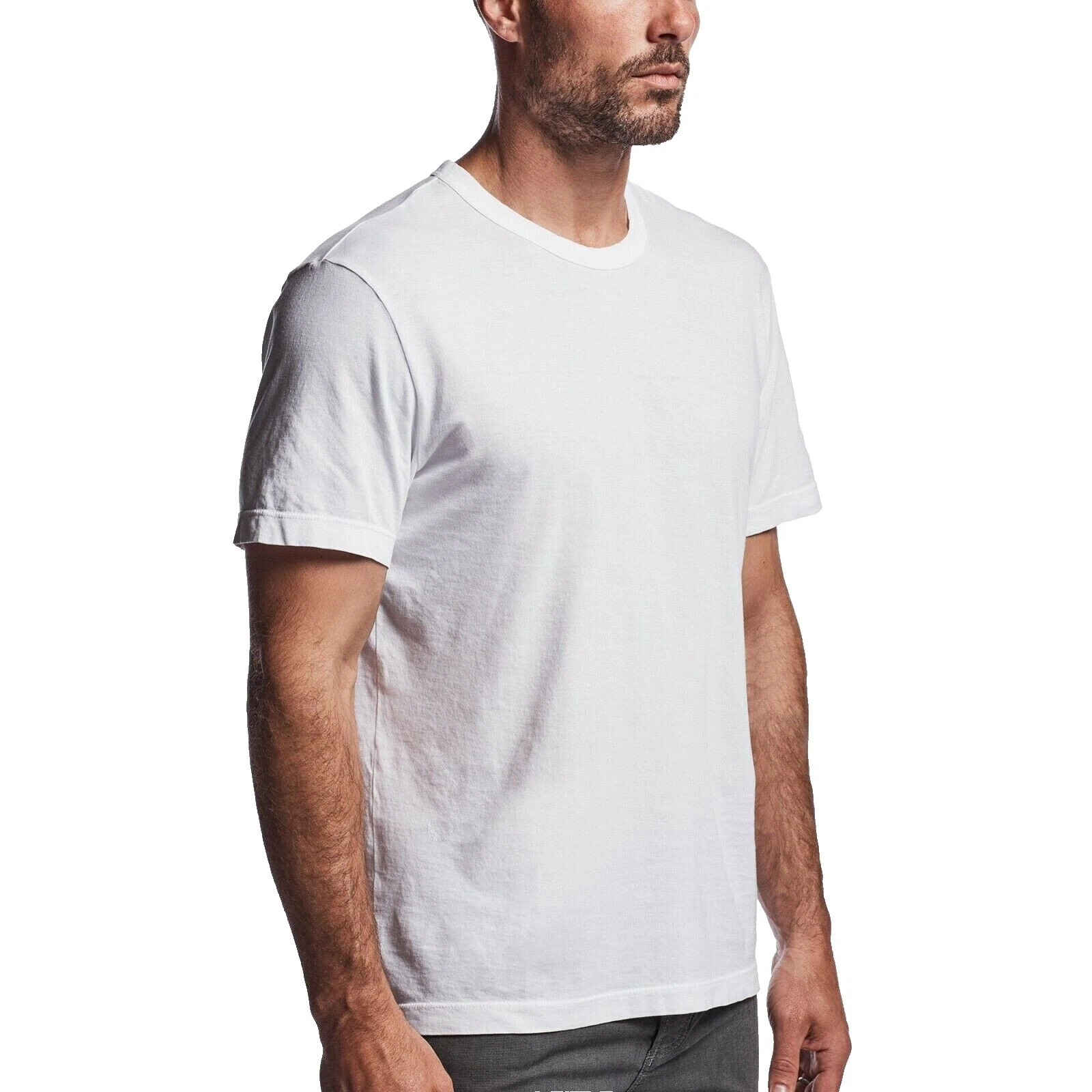 James Perse 短袖白衬衫男