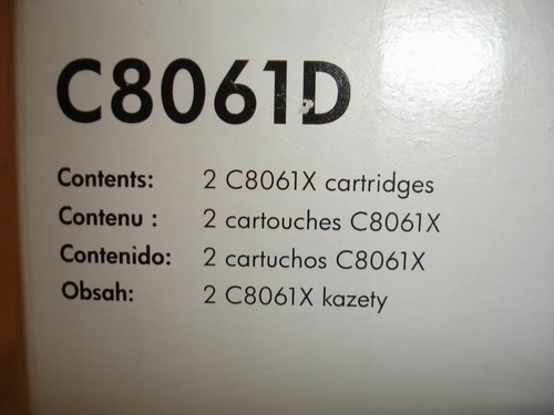 Hewlett Packard LJ 4100/4101 C8061D C8061X Dual Pack (2 Toner Ctgs) Hi Capacity - 第 5/7 張圖片