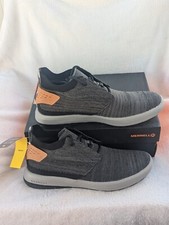 Size 11.5 Men's Merrell Gridway Mid Shaft Black Lace Up Slip Resistant Sneaker