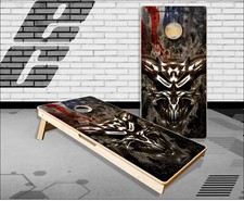 Ghost Devil Demon Skull Cornhole Boards Bean Bag Toss Game