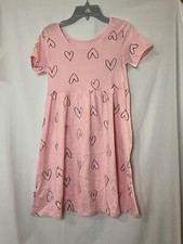 Old Navy Girls Hearts play Pink Pockets Dress sizes L, XL New