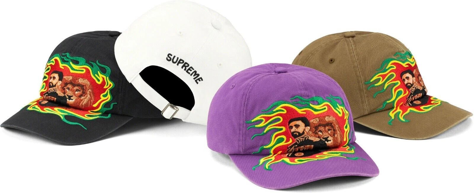 Lion Suprême de Juda 6 Panneau BLANC VIOLET OU MARRON SS23 Neuf dans son sac   Authentique