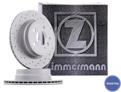 ZIMMERMANN BREMSSCHEIBEN 320MM HINTEN BMW X5 X6 E70 F15 F85 E71 E72 F16 F86