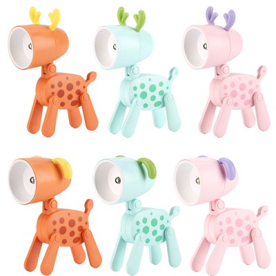 Mini Cute Cartoon LED Nachtlicht Haustier Licht Klapptisch Lampe Zimmer Dekor Le
