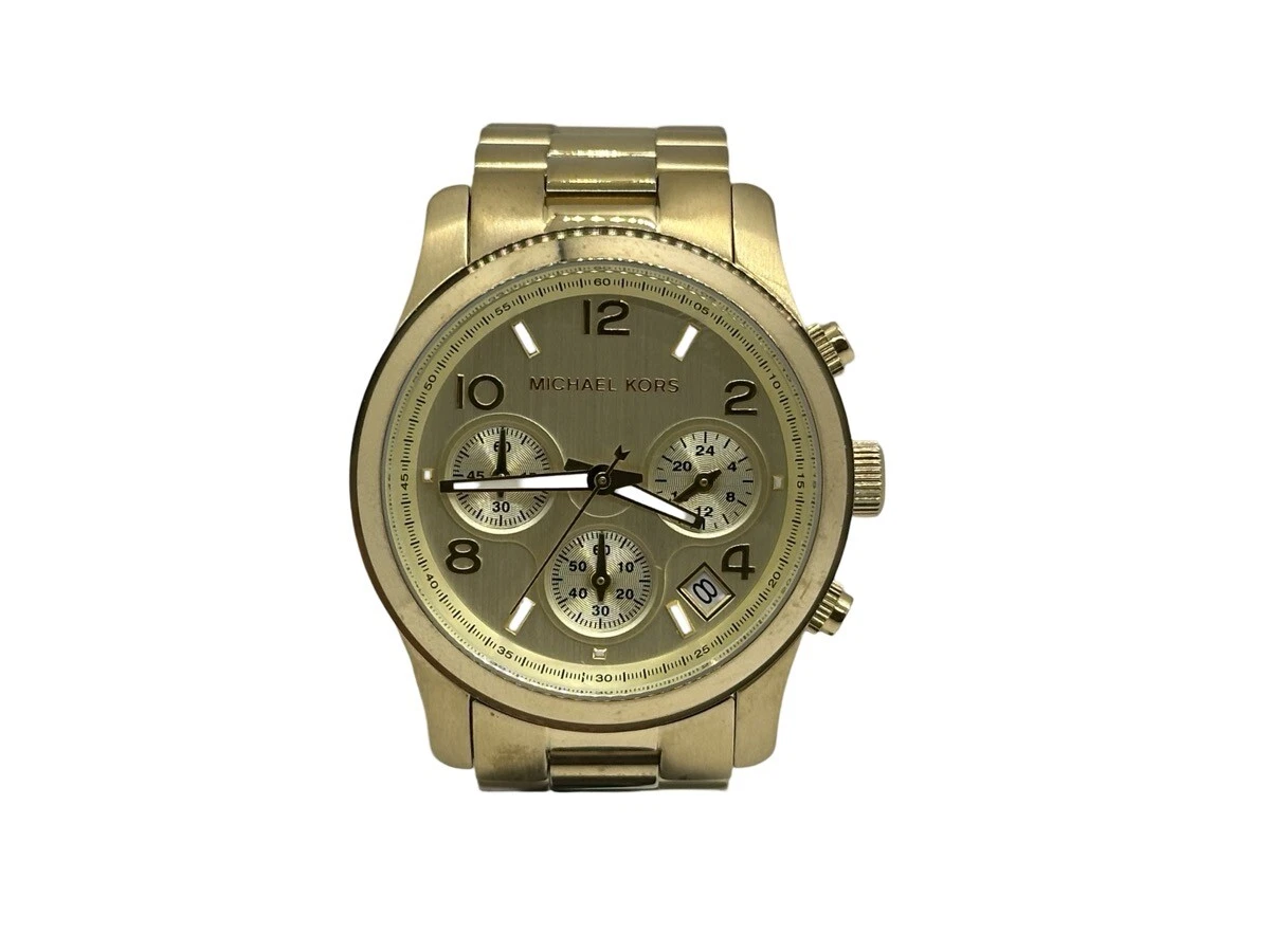 MICHAEL KORS MID SIZE RUNWAY MK 5055 OROLOGIO DA POLSO PER DONNA TONO ORO (EPJ027008)