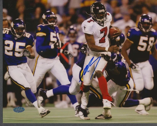 Michael Vick Falcons Signed 8x10 Photo Autograph Auto Mounted Memories