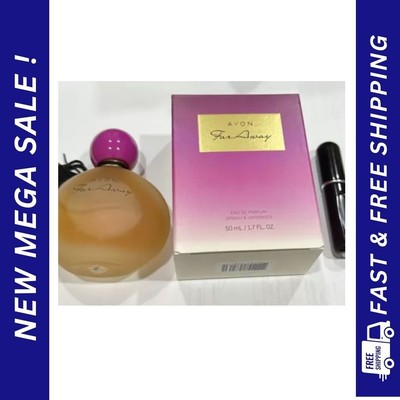 2 PCS Avon FAR AWAY Eau De Parfum Perfume AND TRAVELSpray 1.7 oz