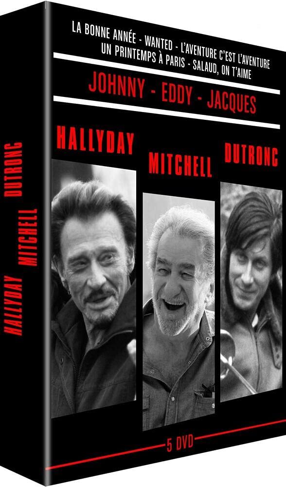 Coffret hallyday, dutronc, mitchell 5 films (DVD)