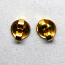 18K Solid Gold Earring Backs Findings