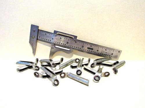 Clip-On Style - Tip-Top Guides - 3/16" Ring IDs - Unbranded Vintage Used!