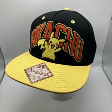 Pikachu 2015 Pokemon Ball Cap Hat Snapback Baseball Adult