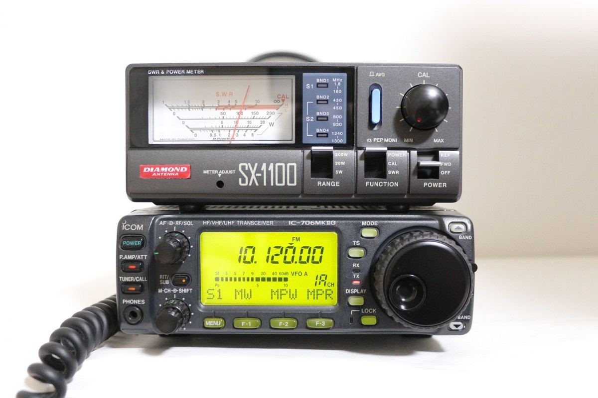 ICOM IC-706MKⅡG HF~430MHz ALL MODE VG] ICOM IC-706 MKIIG All Mode Transceiver FCC AFJIC-706MK2G