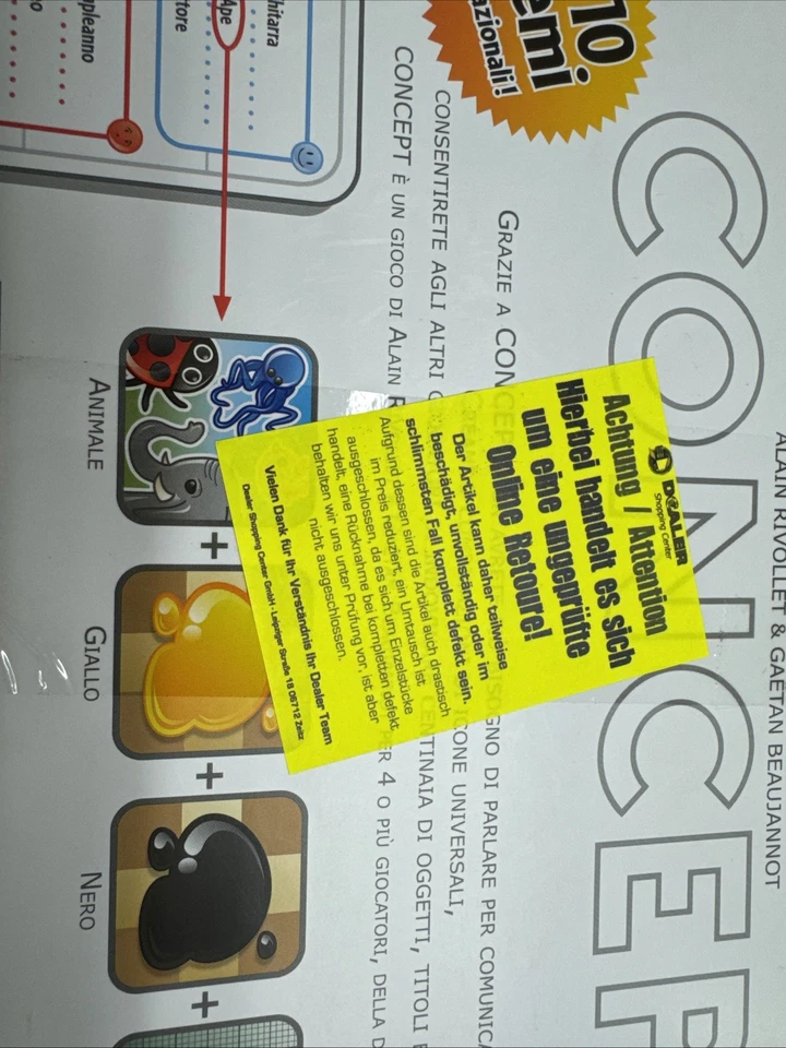 Concept Familien Standardspiel, 1x Spanisch Und 1x Französisch Vorhanden - Bild 3 von 4