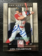 Kirk Nieuwenhuis ROOKIE Signed Autographed MLB Trading Card