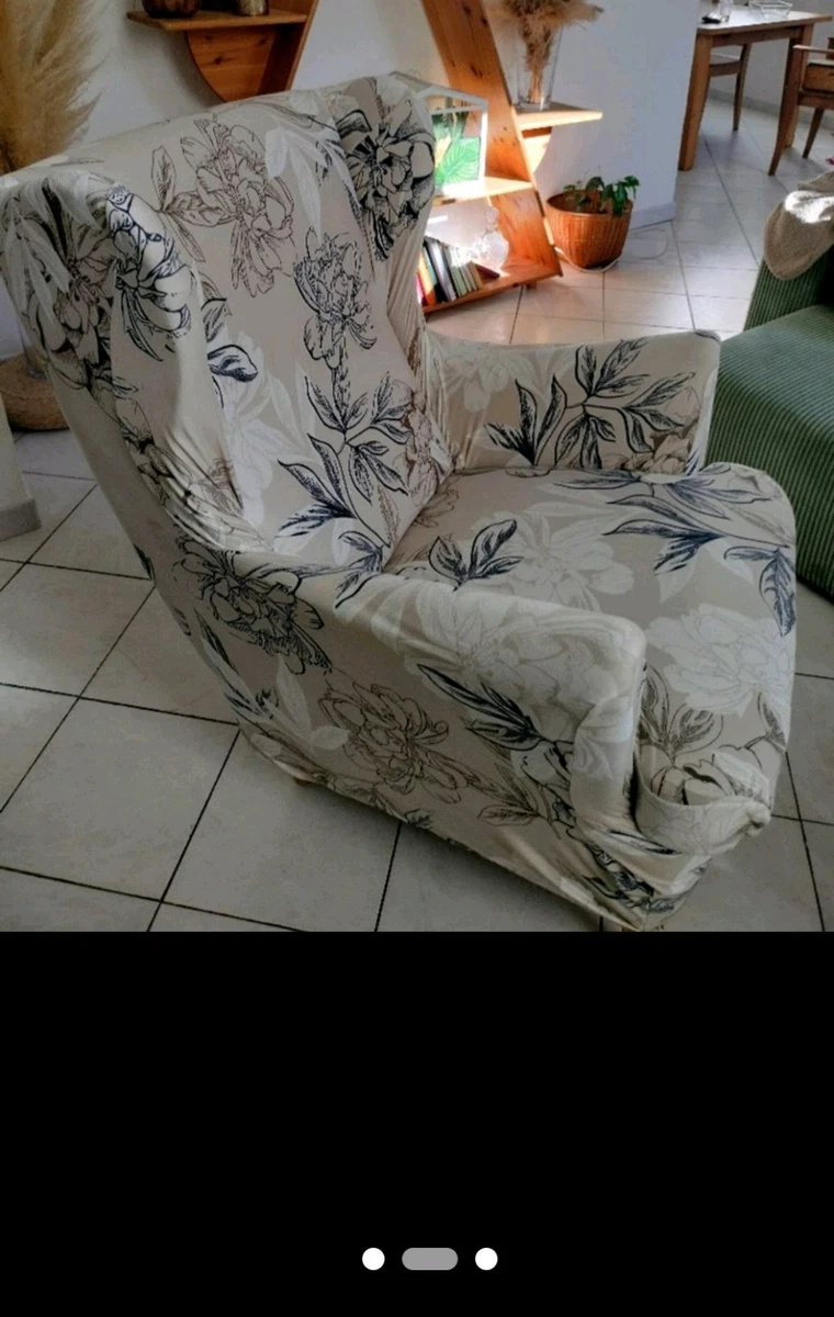 Fauteuil convertible en tissu de couleur gris clair FENORA