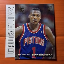LINDSEY HUNTER 1993-94 STADIUM CLUB ROOKIE CARD NEAR MINT+ CONDITION. rookie card picture