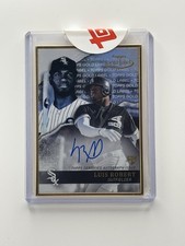 2020 Topps Gold Label - Gold Label Framed Autographs Luis Robert #GLA-LR Rookie