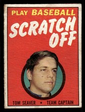 1970 TOPPS TOM SEAVER NNO FAIR SCRATCH-OFFS BASEBALL NEW YORK METS
