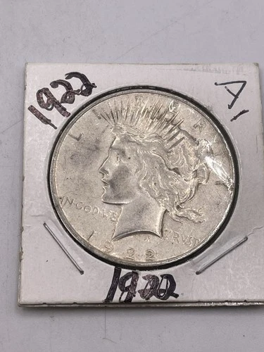 1922-P Peace Dollar AU Very Nice Coin