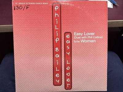 Philip Bailey Phil Collins Easy Lover 12  1984 COLUMBIA 44-05160 SYNTH POP