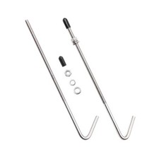 8 Inch 304 Stainless Steel J Hook Battery Hold Down Bolts, Universal 8 INCH
