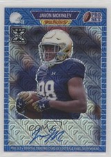 2021 Leaf Pro Set Metal 1989 Blue Mojo 9/30 Javon McKinley #PA-JMK Auto 0p1q