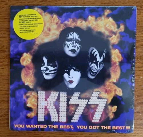 KISS You Wanted The Best You Got The Best 1996 2LP SEALED OG LIMITED EDITION HTF