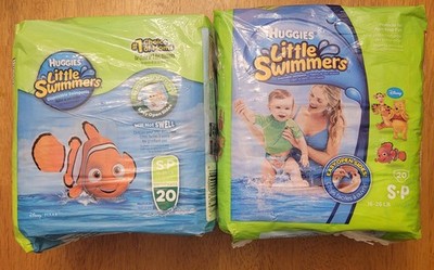 Huggies Little Swimmers Disposable Swimpants Diapers Sm 16-26lbs 20 Ct - 2 packs