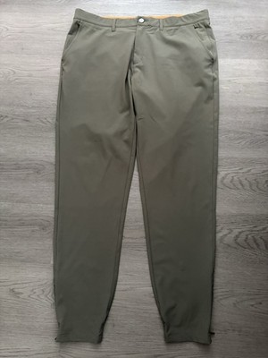 Macade Golf Four Way Stretch Olive Jogger Slim Fit Hose - Taille 38 Bein 33