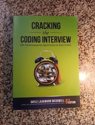 Cracking the Coding Interview : 189 Programming Questions and Solutions by Gayle