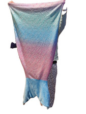 Justice Mermaid Tail Blanket EUC