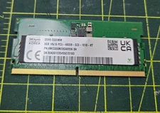 Hynix 8GB PC5-38400 DDR5-4800MHz SoDIMM Single Rank Memory RAM HMCG66MEBSA095N