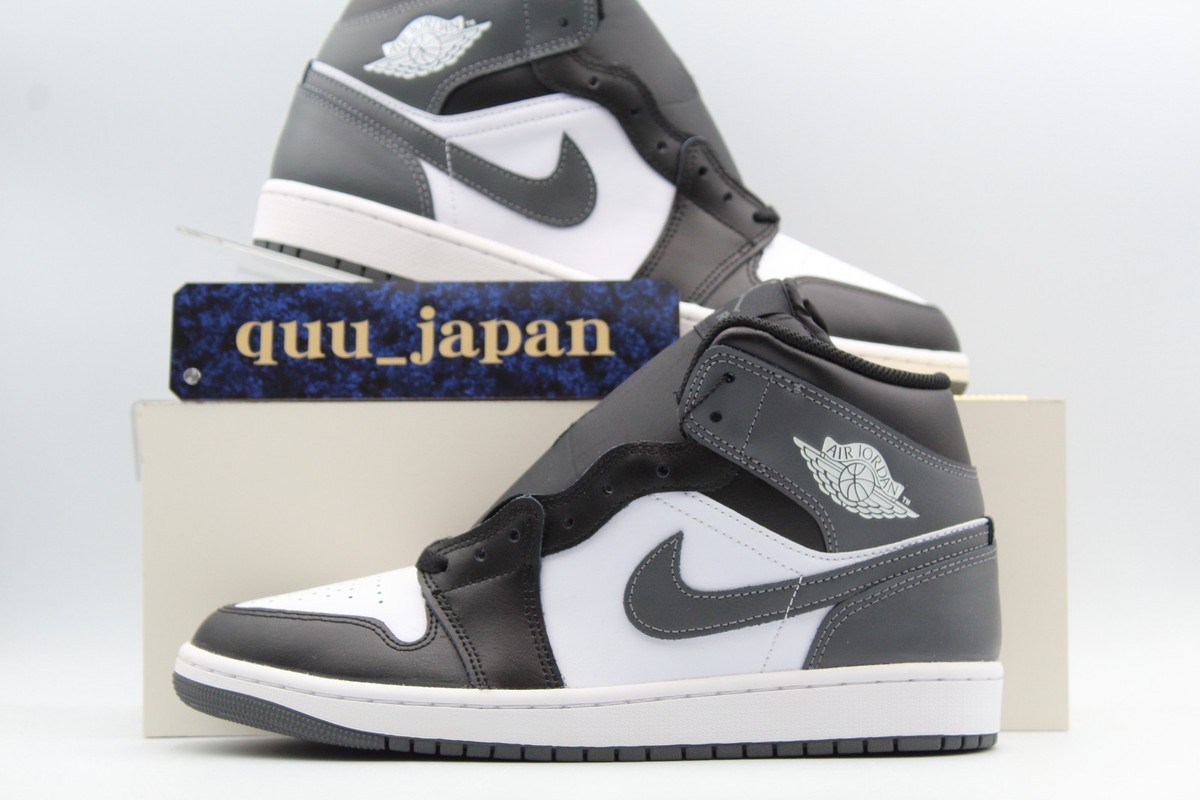 Nike Air Jordan 1 Mid Black / White / Iron Grey DQ8426-001 Men's