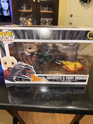 Funko Pop! Rides Game of Thrones Daenerys Targaryen with Fiery Drogon #68