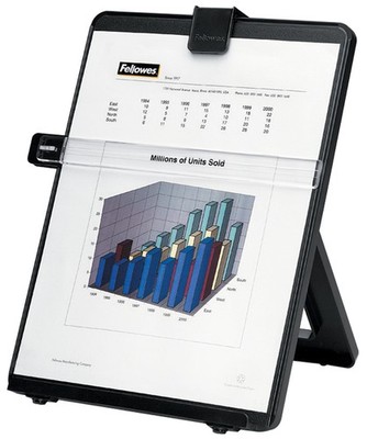 Fellowes Konzepthalter Workstation schwarz für Dokumente bis DIN A4