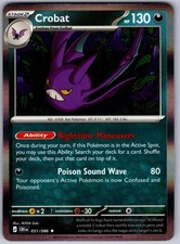 Crobat 051/086 Rare Chaos Rising Pokemon Holo Near Mint