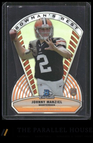 Johnny Manziel #BB-JM 2014 Bowman Chrome Bowman's Best Die-Cut card