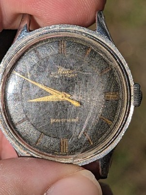 VINTAGE MEN'S MIDO MULTIFORT POWERWIND AUTOMATIC WATCH 34MM