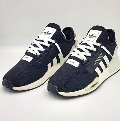 Adidas NMD_R1 V2 - Mens Low Tops - Core Black/White GX6367 - Sz 7.5