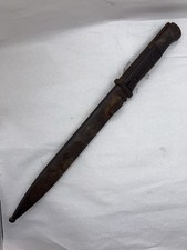 Vintage German Military Mauser Rifle Bayonet S.178G Numbers matching Scabbard