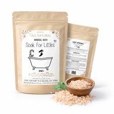 Soak for Littles: Mineral Bath Soak, 100 Organic Natural Baby Soak - 4 Soaks