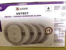 Kidde Smoke  Carbon Monoxide Alarm 4-Pack Battery-Powered Advanced Detection Te