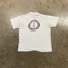 Vintage 70s Andy Mohan Runners Mart Hawaii Sport T Stedman T Shirt | XL