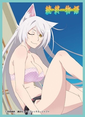 Movic Chara Sleeve Collection Mat Series Zoku/Owarimonogatari Black Hanekawa (No