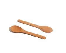 New Our Place Set of TWO Natural Wooden Spoons Made for the Cookware NO HOLE