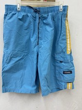 Fossil Brand Lined Swim Trunks Elastic Waist 34 X10.5