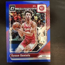 2024 Donruss Optic Basketball - Dyson Daniels #56 Blue Out Of /49 Atlanta Hawks