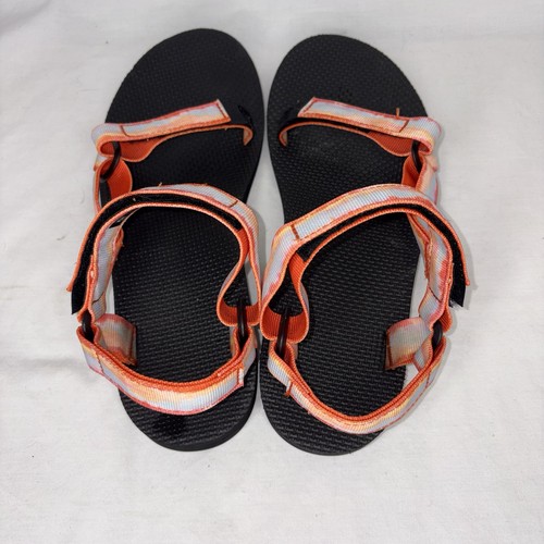 Teva Women’s Sandals 10 Midform Universal Platform Strap Orange 1124231 - Picture 8 of 11